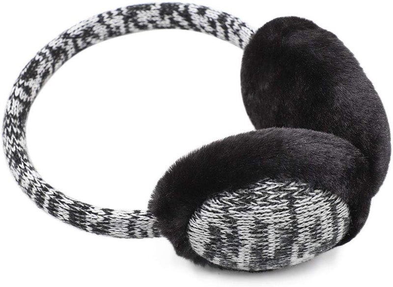 BUTITNOW Kids Knit Earmuffs Soft Plush Comfortable Winter Outdoor Ear Warmers for Boys Girls Age 4-16 Years - Image 2